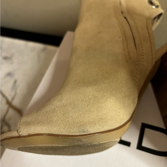 Aldo open toe sling back booties; nice, classy, and comfortable; inside zipper - Picture 10 of 16